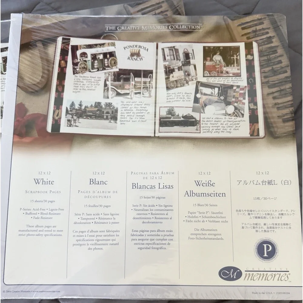 Creative Memories Scrapbook Pkg-Album, CuttingMat, PaperPunch, Pages, Protectors